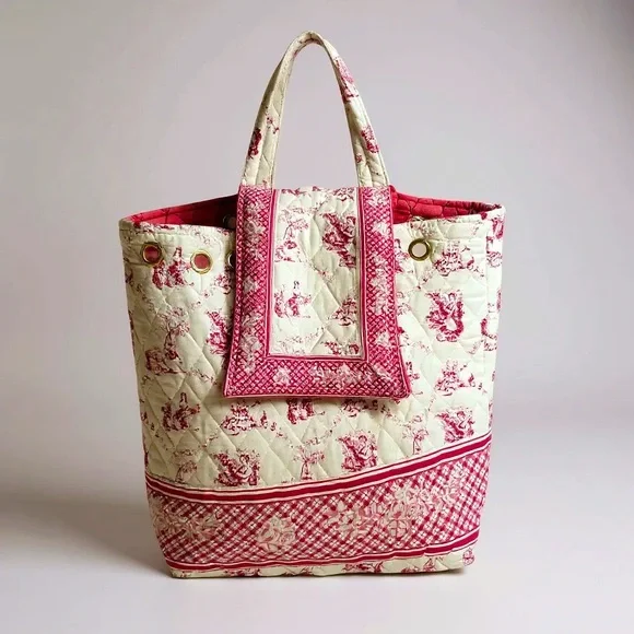 Vintage Red and Cream Backpack - Picture 1 of 4